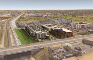 Rendering showing the entire site